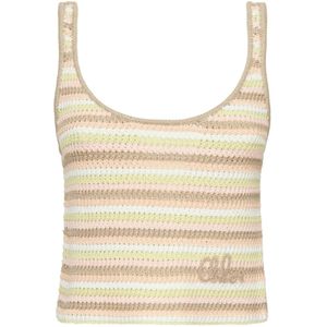 Chloé, Dames, Tops, Veelkleurig, Maat: M Katoen,