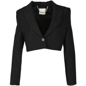 Alma Sanchez, Dames, Jassen, Zwart, Maat: L Poliester,