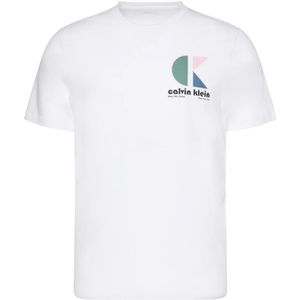 Calvin Klein, Heren, Tops, Wit, Maat: XL Katoen,