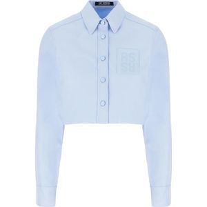 Raf Simons, Dames, Blouses & Shirts, Blauw, Maat: S