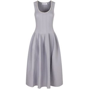 Self Portrait, Dames, Jurken, Paars, Maat: S Polyamide,