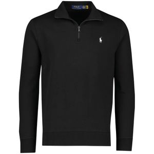 Polo Ralph Lauren - Sweatshirt - Zwart - Sweatstof - Halve Rits