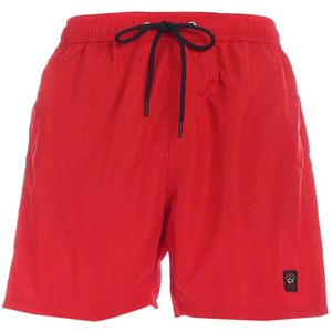 Paul & Shark, Heren, Badkleding, Rood, Maat: S Poliester,