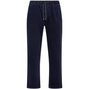 Sun68, Heren, Broeken, Blauw, Maat: S Katoen,