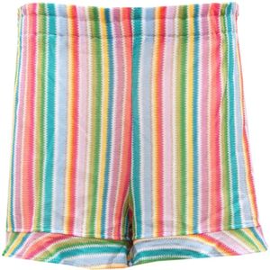 MC2 Saint Barth, Dames, Korte broeken, Veelkleurig, Maat: L Katoen,