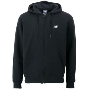 New Balance, Heren, Sweatshirts & Hoodies, Zwart, Maat: M Katoen,
