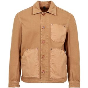 Blauer, Heren, Jassen, Bruin, Maat: XL Nylon,