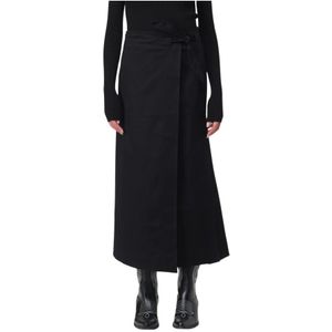 Ganni, Dames, Rokken, Zwart, Maat: S