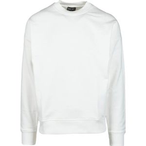 Diesel, Heren, Sweatshirts & Hoodies, Wit, Maat: XL Katoen,