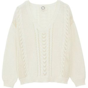 Ines de la Fressange Paris, Dames, Truien, Beige, Maat: XL Katoen,