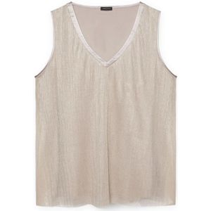 Fiorella Rubino, Dames, Tops, Roze, Maat: XL Poliester,