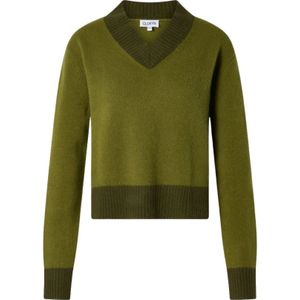 Cloeys, Dames, Truien, Groen, Maat: M/L Kasjmier,