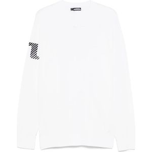 J.Lindeberg, Heren, Truien, Wit, Maat: L Viscose,