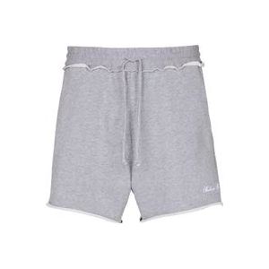 Balmain Jersey Signature shorts , Gray , Heren , Maat: 2XL