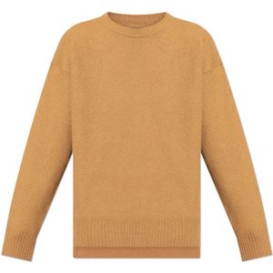 Jil Sander, Heren, Truien, Bruin, Maat: M Wol,