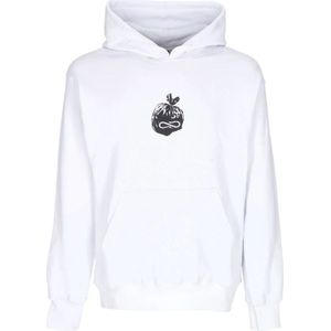 Propaganda, Heren, Sweatshirts & Hoodies, Wit, Maat: S Katoen,