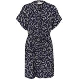 Kaffe - Kabarton Shirt Dress 10509919 - Jurk - Blauw