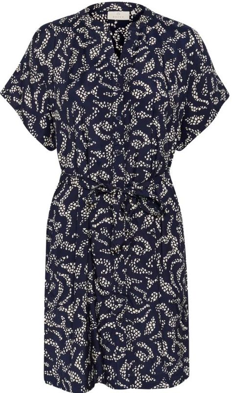 Kaffe - Kabarton Shirt Dress 10509919 - Jurk - Blauw