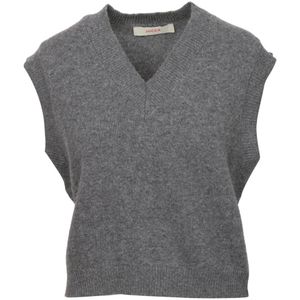 Jucca, Dames, Truien, Grijs, Maat: XS Wol,