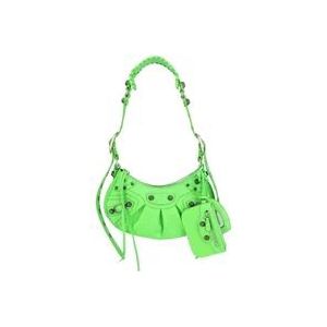 Leather balenciaga-bags , Green , Dames , Maat: ONE Size