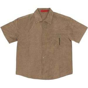 Acupuncture, Heren, Overhemden, Beige, Maat: S Katoen,