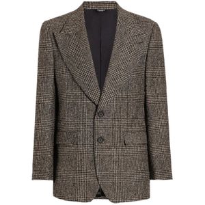 Dolce & Gabbana, Heren, Jassen, Bruin, Maat: L Katoen,