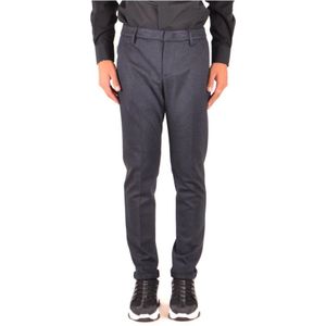 Dondup, Heren, Broeken, Blauw, Maat: W36 Wol,