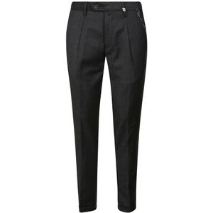 Myths, Heren, Broeken, Grijs, Maat: M Wol,