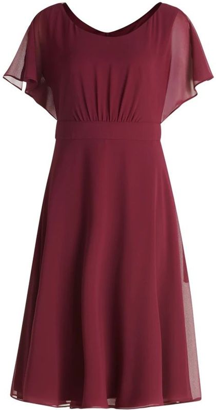 Vera Mont - Cocktailjurk - Rood - Chiffon - Dames