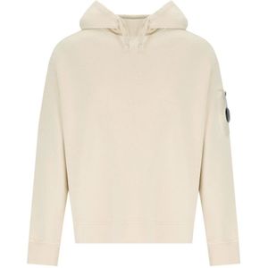 C.p. Company, Heren, Sweatshirts & Hoodies, Beige, Maat: L Fleece,