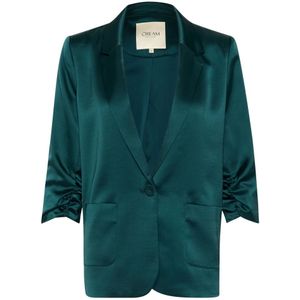 Cream, Dames, Jassen, Groen, Maat: M Satijn,