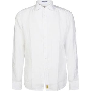 B.D Baggies, Heren, Overhemden, Wit, Maat: L Linnen,