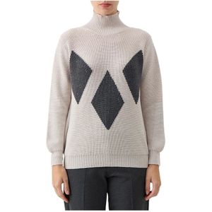 Le Tricot Perugia, Dames, Truien, Veelkleurig, Maat: S Wol,