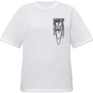 Carhartt Wip, Dames, Tops, Wit, Maat: S Katoen,