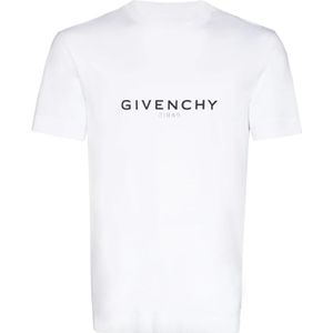 Givenchy, Heren, Tops, Wit, Maat: S Katoen,