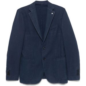 Luigi Bianchi Mantova, Heren, Jassen, Blauw, Maat: M