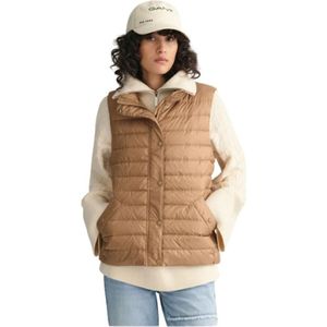 Gant, Dames, Jassen, Beige, Maat: M Poliester,
