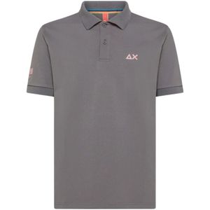 Sun68, Heren, Tops, Grijs, Maat: S Katoen,