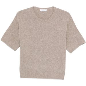 Majestic Filatures, Dames, Truien, Beige, Maat: L Wol,