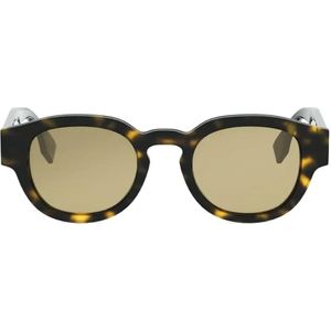 Fendi, unisex, Accessoires, Bruin, Maat: 48 MM Nylon,