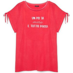 Fiorella Rubino, Dames, Tops, Rood, Maat: XS Viscose,