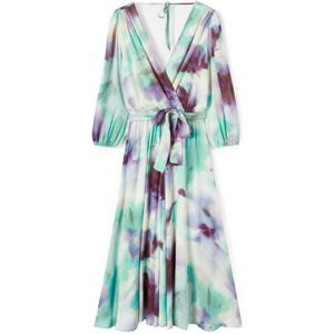 Motivi, Dames, Jurken, Veelkleurig, Maat: S Satijn,