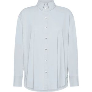 Rrd, Dames, Blouses & Shirts, Blauw, Maat: 2XS