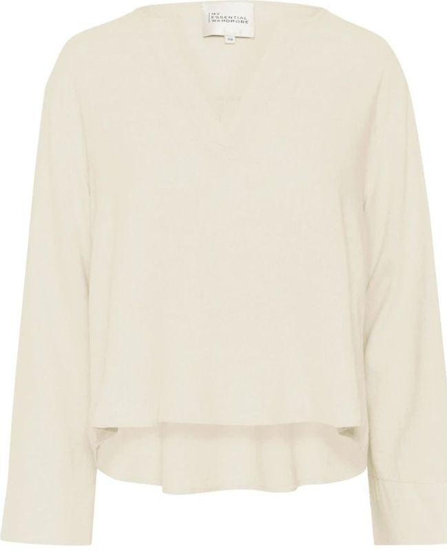 My Essential Wardrobe - Dias MW Blouse - Beige - Blouse