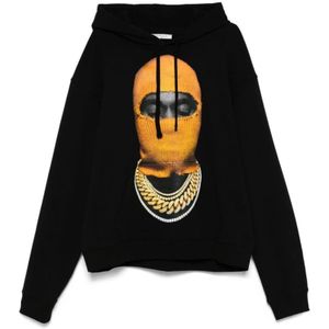 IH NOM UH Nit, Heren, Sweatshirts & Hoodies, Zwart, Maat: S Katoen,