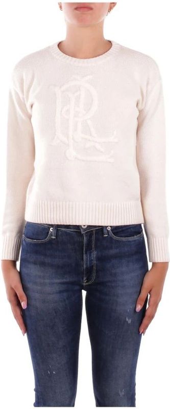 Ralph Lauren, Dames, Truien, Beige, Maat: 2XS Katoen,