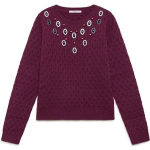 Maliparmi, Dames, Truien, Paars, Maat: S Wol,