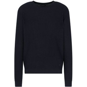 Emporio Armani, Heren, Truien, Blauw, Maat: L