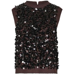 Semicouture, Dames, Truien, Bruin, Maat: S Wol,