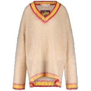 Marni, Dames, Truien, Geel, Maat: XS Mohair,